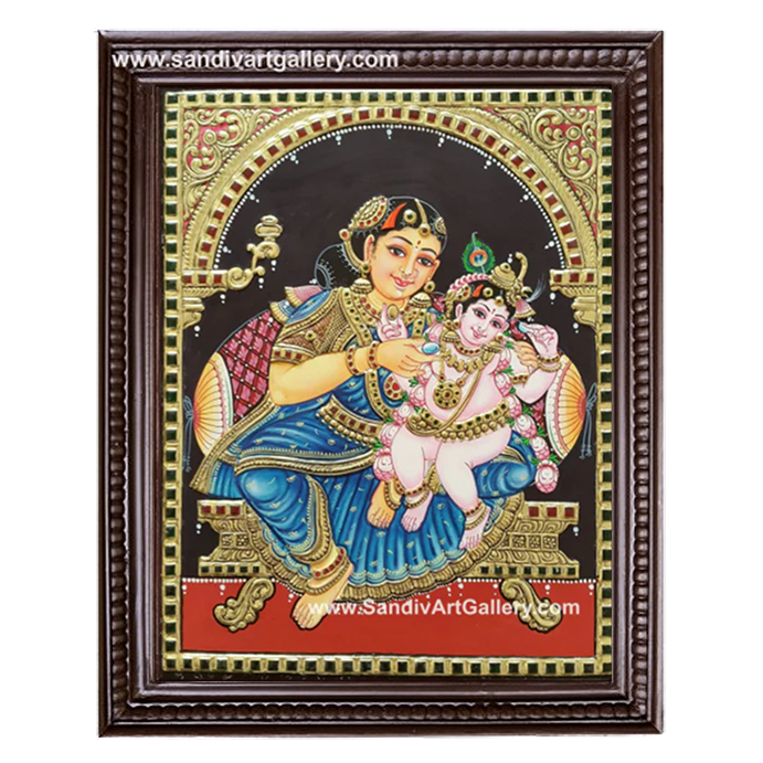 Yasodha Kannan Tanjore Painting 2