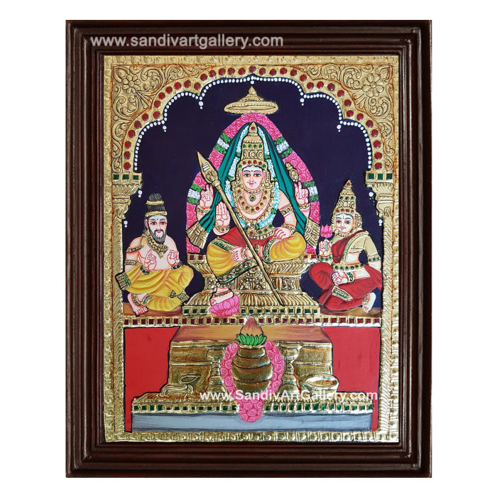 Thirupparakundram Murugan Tanjore Painting