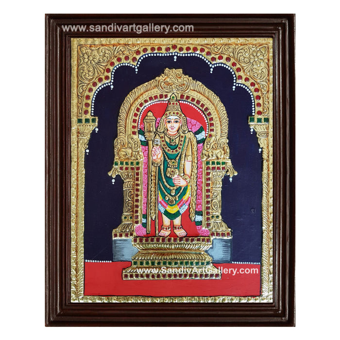Swami Malai Murugan Tanjore Painting