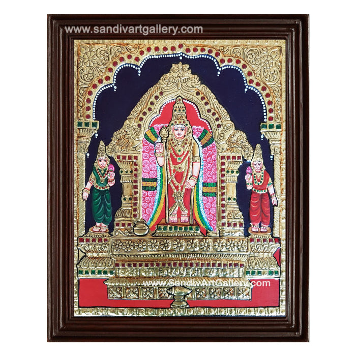 Thiruthani Murugan Tanjore Painting