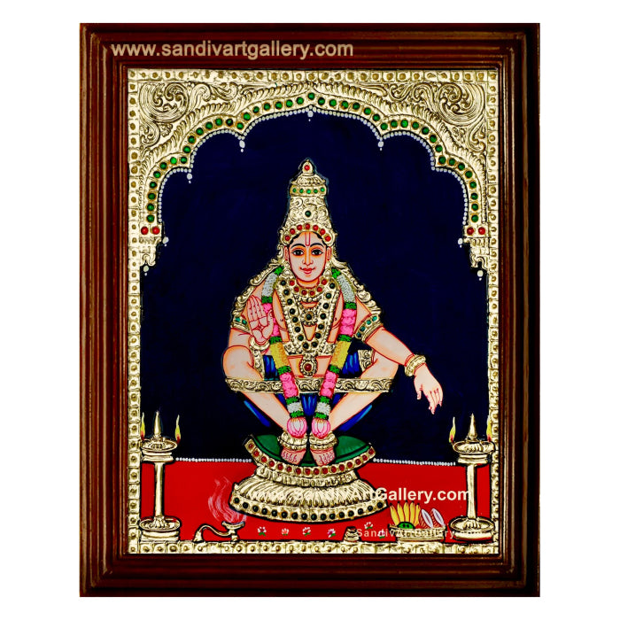 Ayyappan Tanjore Painting