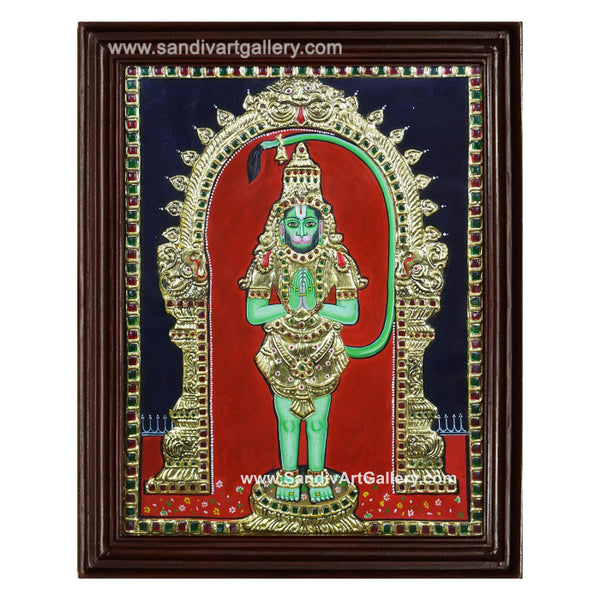 Sri Bhaktha Hanuman Tanjore Painting
