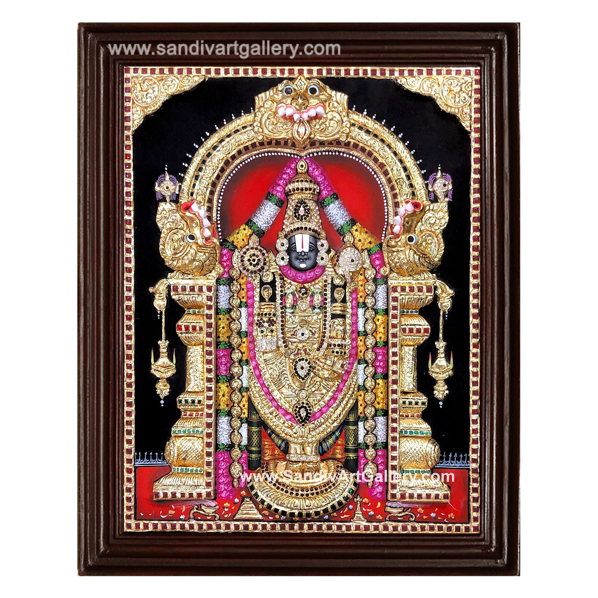 3D Balaji Tanjore Painting