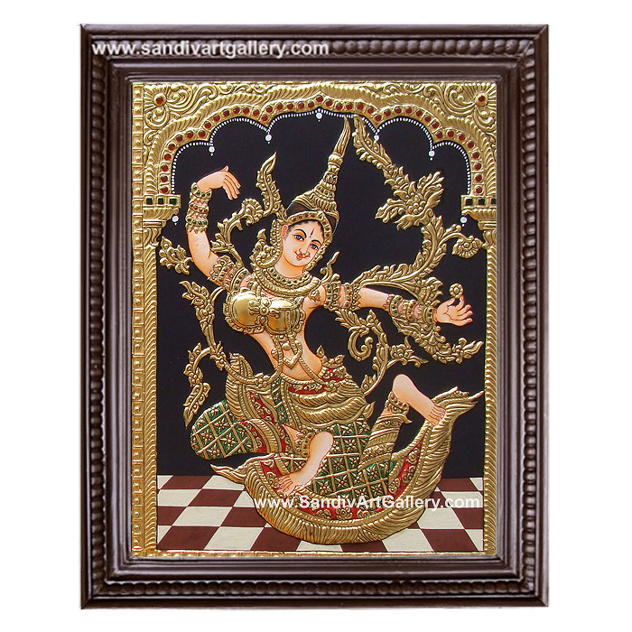 Indonesian Sita Tanjore Painting1
