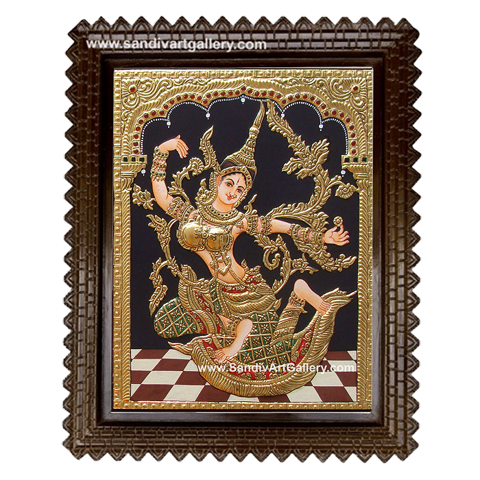 Indonesian Sita Tanjore Painting1