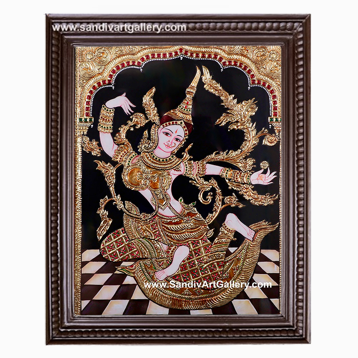 Indonesian Sita Tanjore Painting2