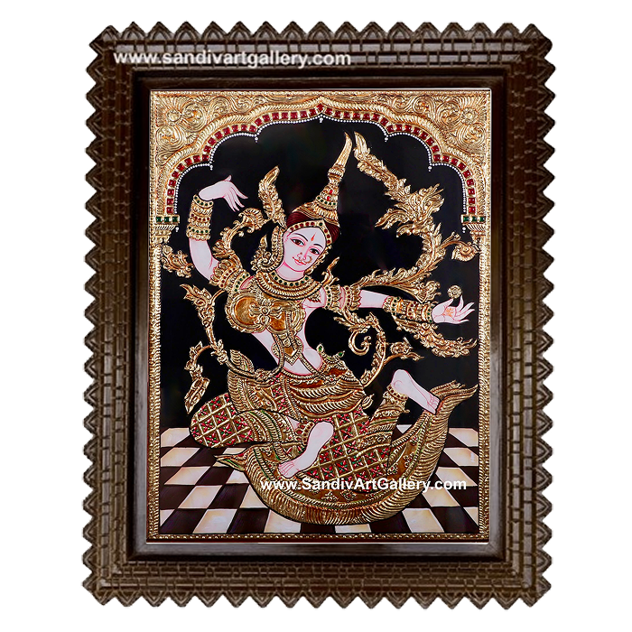 Indonesian Sita Tanjore Painting2