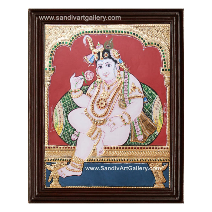 Krishna Tanjore Painting 2