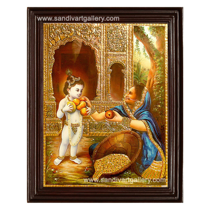 Krishna Tanjore Painting 4