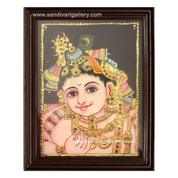 Krishna Tanjore Painting 5