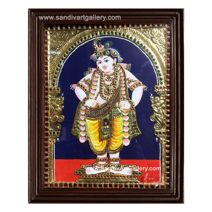 Vittobha Krishna Tanjore Painting