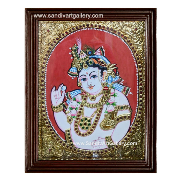 Krishna Tanjore Painting7