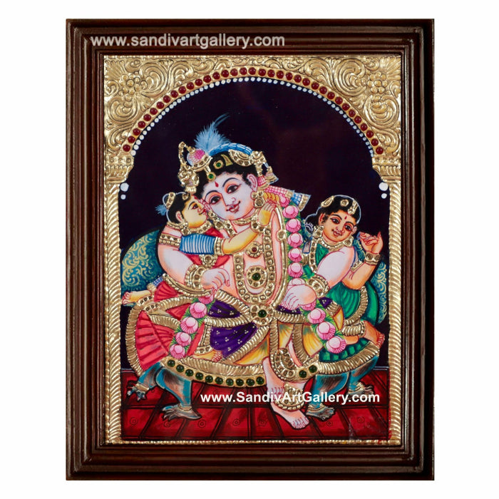 Krishna Tanjore Painting1