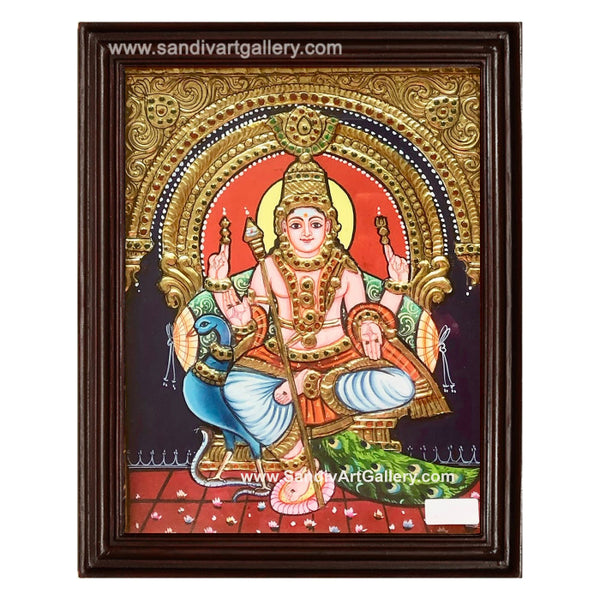 Murugan Tanjore Painting 5
