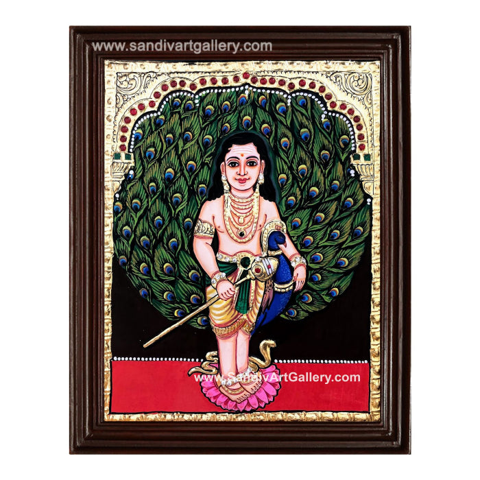 Mayil Murugan Tanjore Painting