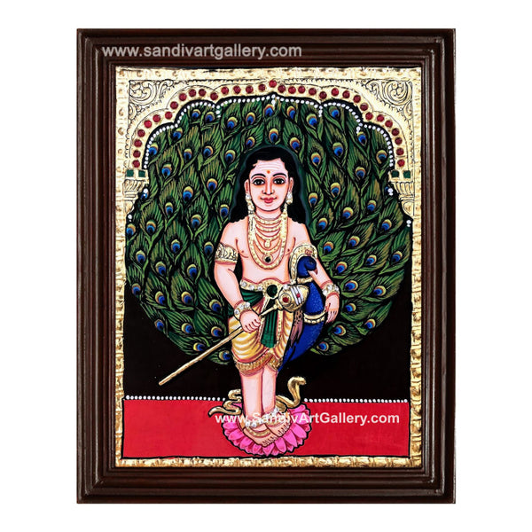 Mayil Murugan Tanjore Painting
