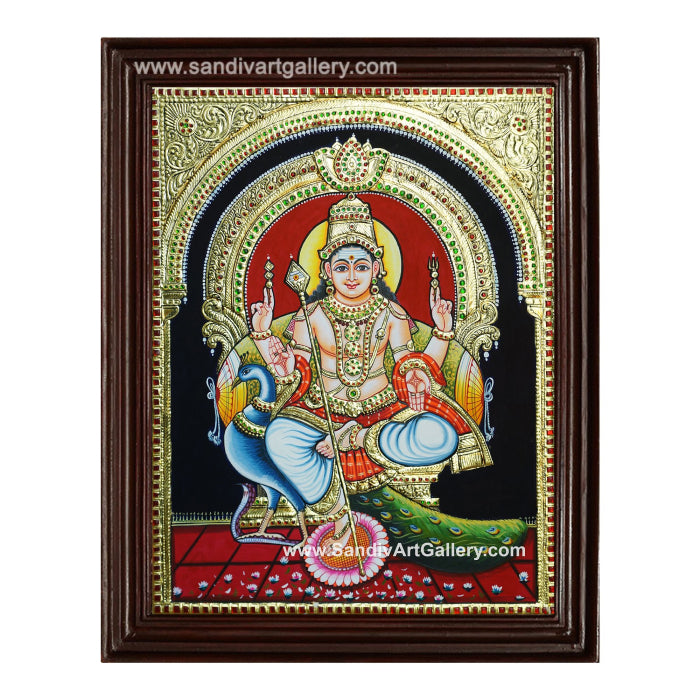 Murugan Tanjore Painting 2
