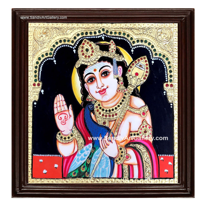 Bala Murugan Tanjore Painting