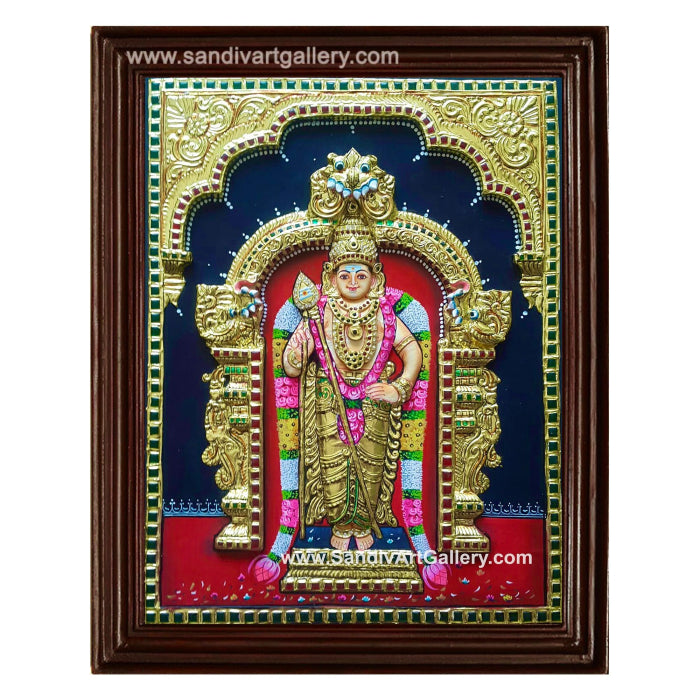 Subramanya Swamy 3D Embossed Tanjore Painting 1