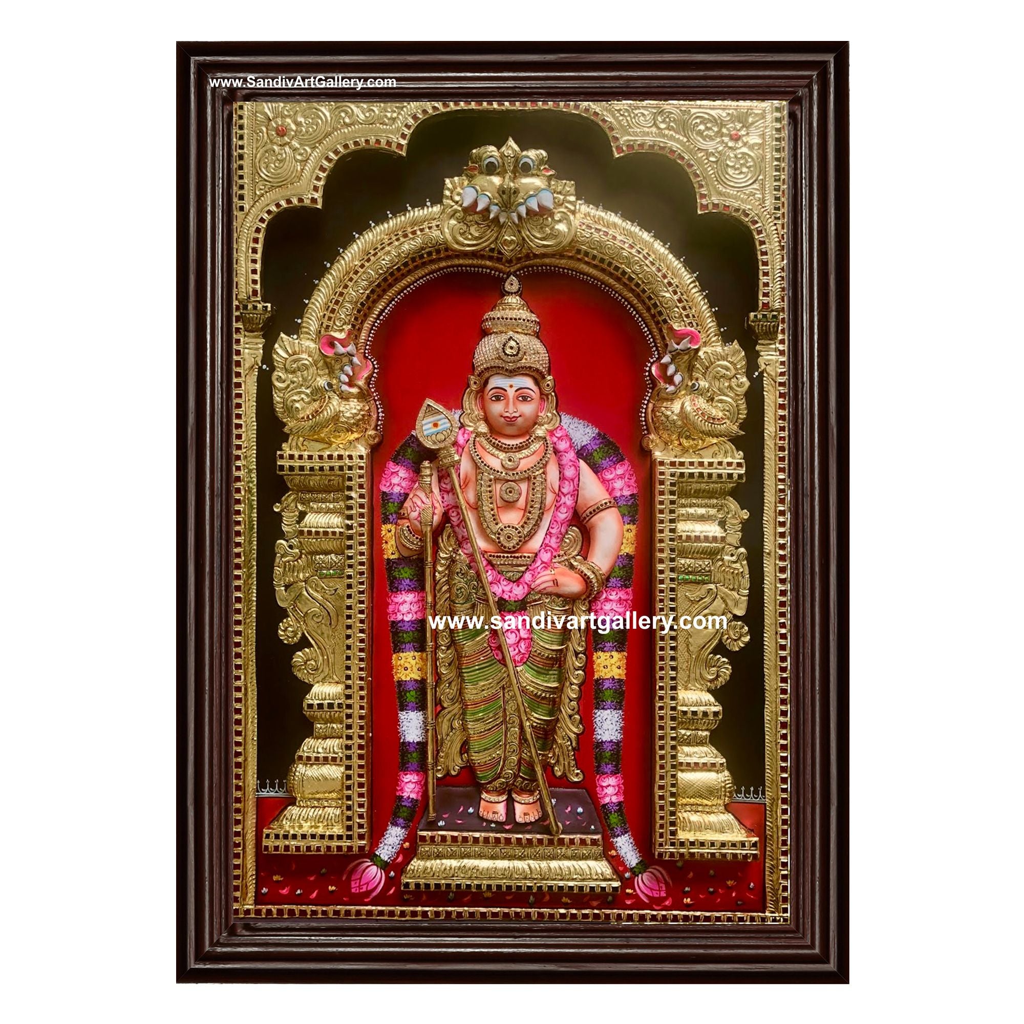 Murugan 3D Tanjore Painting 1