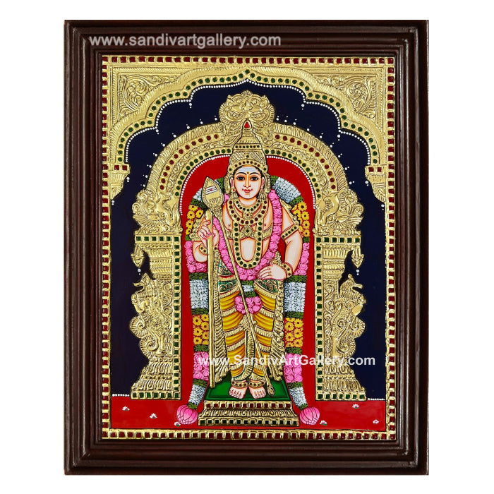 Thiruchendhur Murugan Tanjore Painting