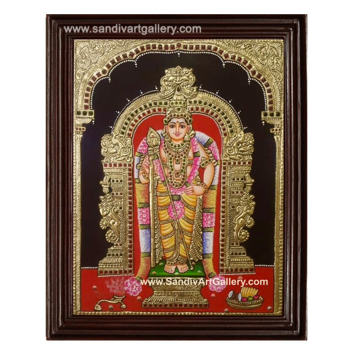 Skanda Tanjore Painting