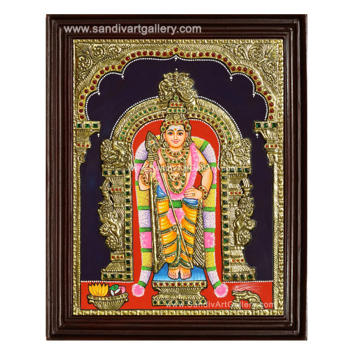 Murugar Tanjore Painting 8