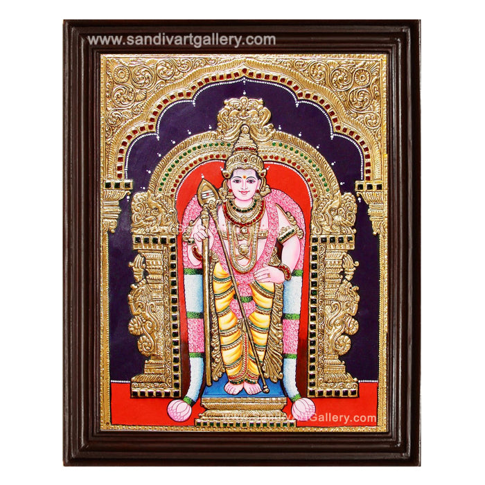 Murugar Tanjore Painting 9