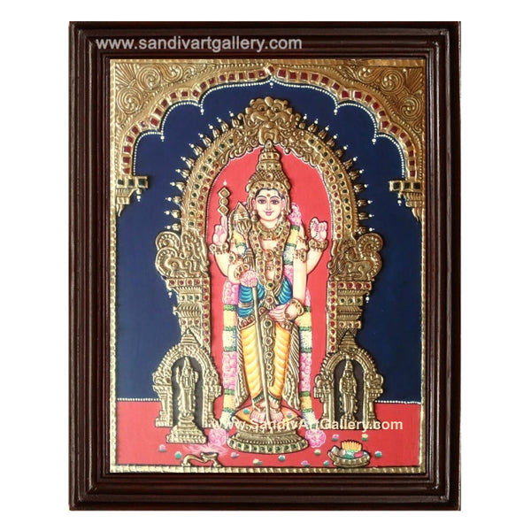 Thiruchendur Murugan Tanjore Painting 2