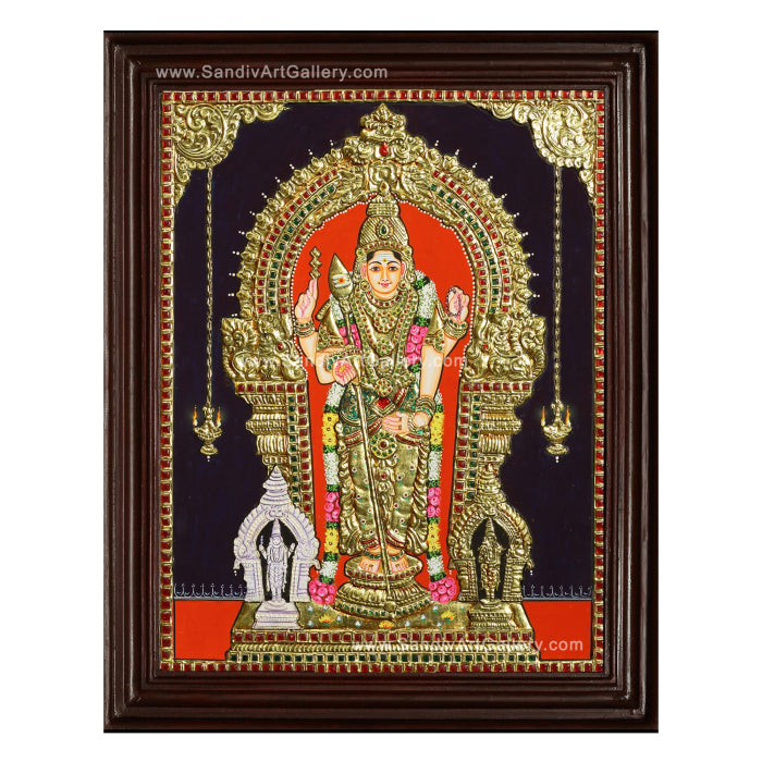 Thiruchendur Murugan Tanjore Painting 3