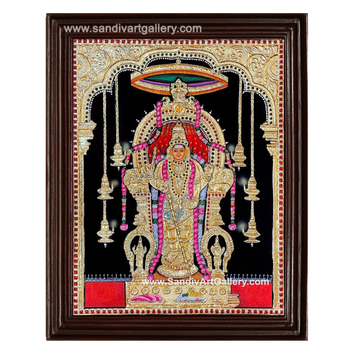 Thiruchendur Murugan Tanjore Painting 4