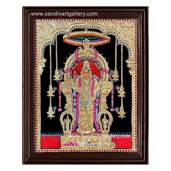 Thiruchendur Murugan Tanjore Painting 4