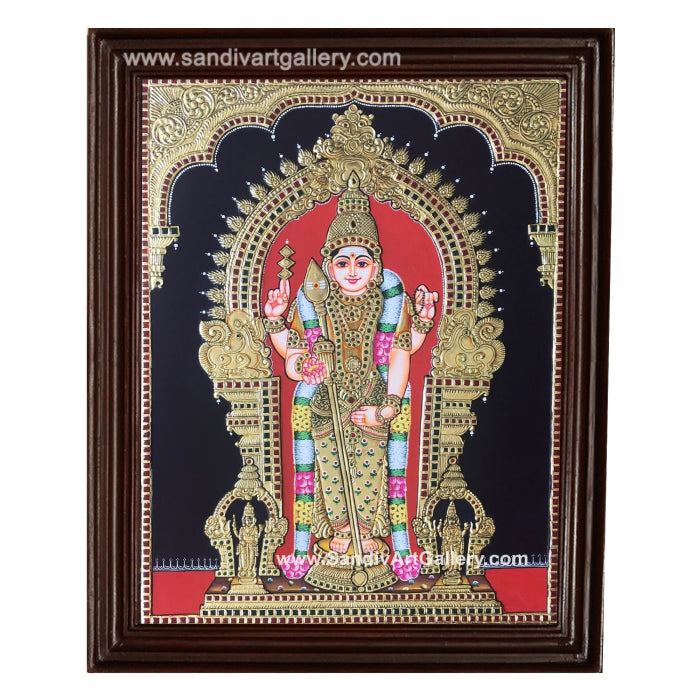 Murugan Tanjore Painting 11