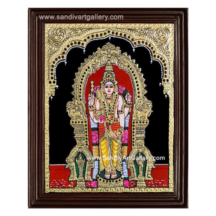 Thiruchendur Murugan Tanjore Painting 5