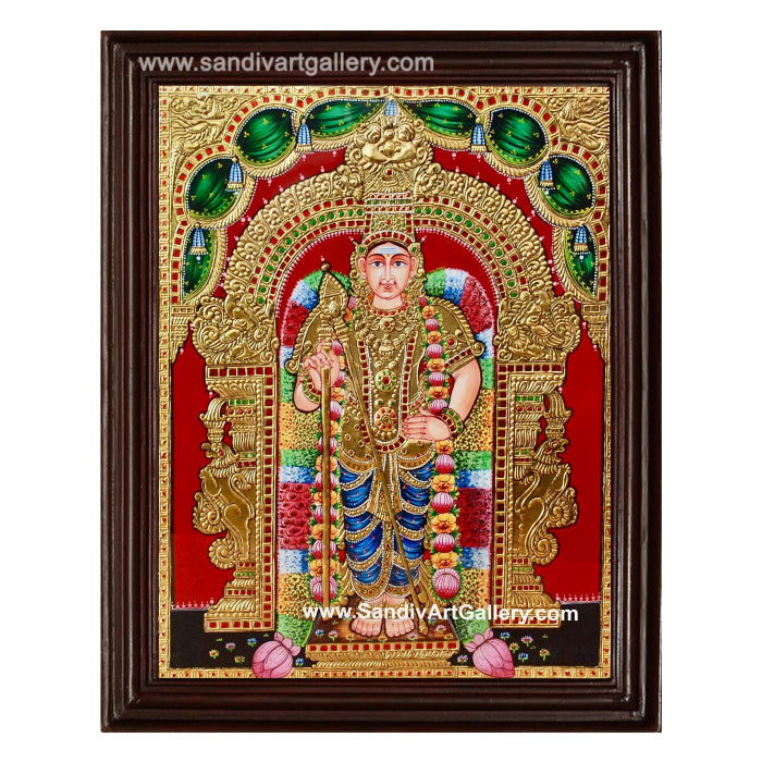 Murugan Tanjore Painting 13