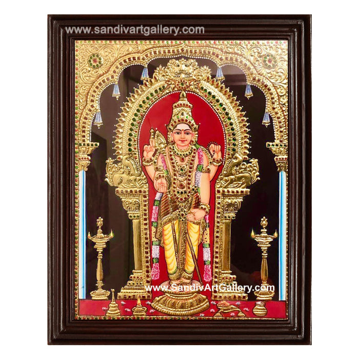 Subramanya Swamy Tanjore Painting 4
