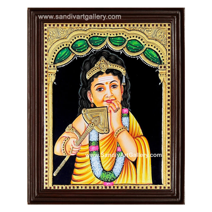 Bala Murugan Tanjore Painting 1