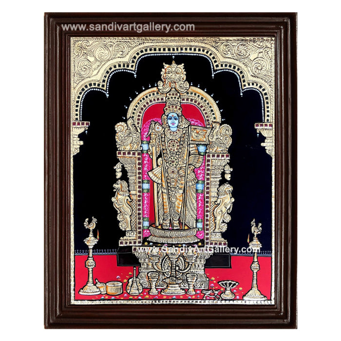 Chennimalai Murugan Tanjore Painting