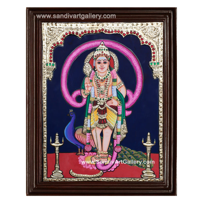Om Murugan Tanjore Painting