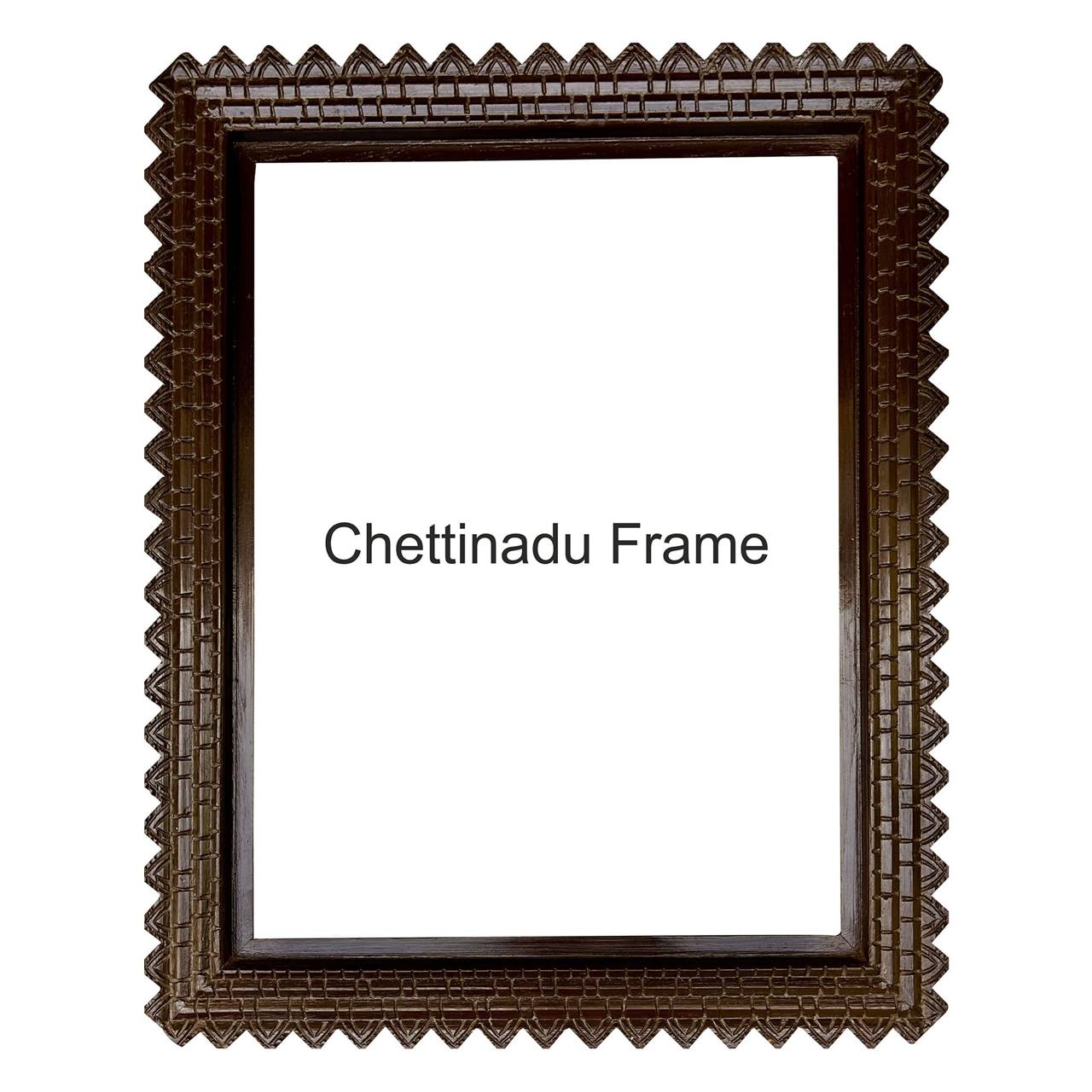 Andal Semi Embossed Tanjore Painting