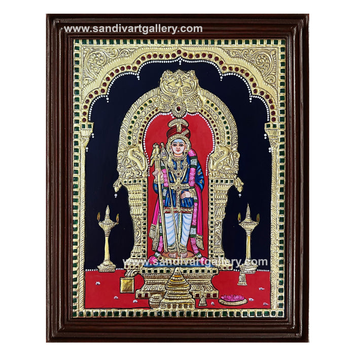 Pazhani Murugan Tanjore Painting 1