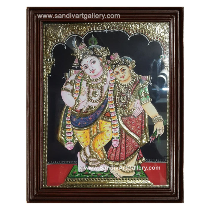 Radha Krishna Tanjore Painting5