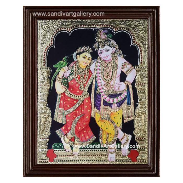 Radhe Krishna Tanjore Painting1