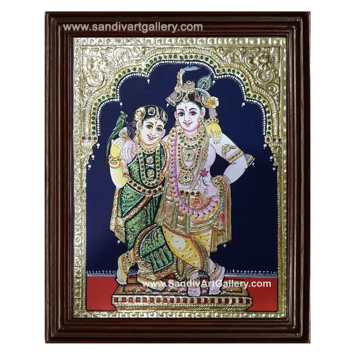 Radha Krishna Tanjore Painting8