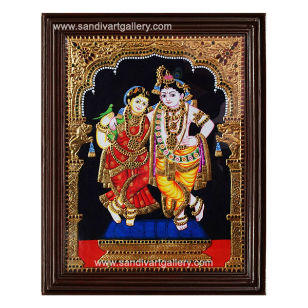 Radha Krishna Tanjore Painting17