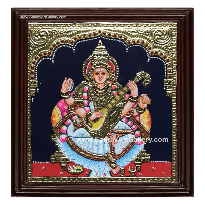 Saraswathy Tanjore Painting