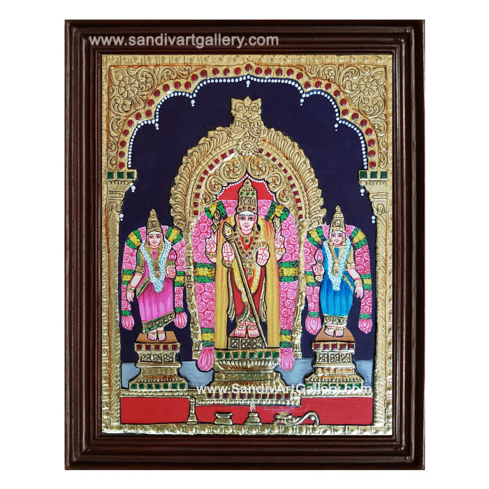 Palamuthir Solai Murugan Tanjore Painting