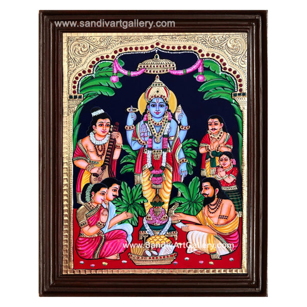 Sathya Narayana Tanjore Painting