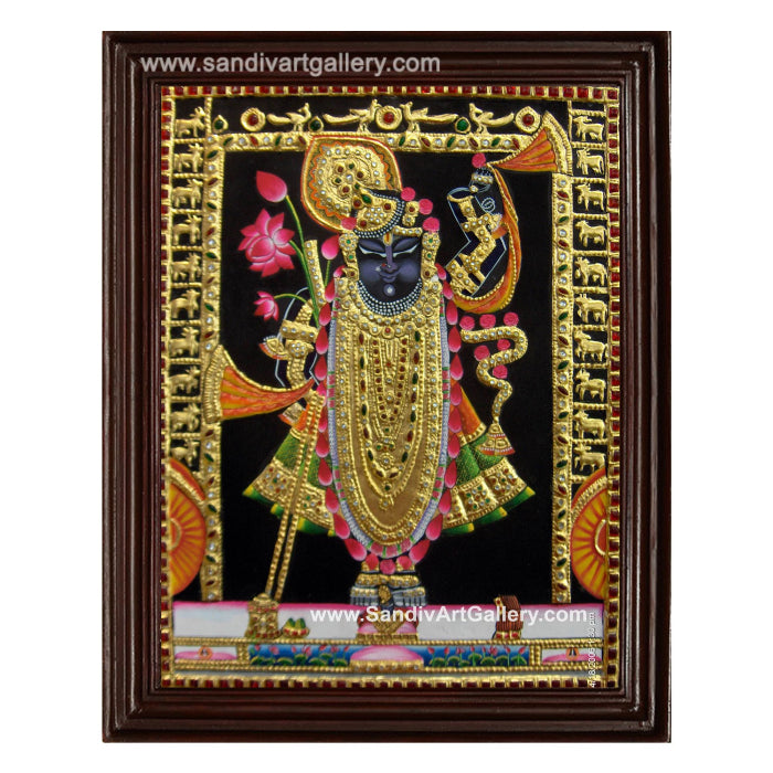 Shrinathji Tanjore Painting