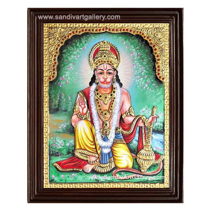 Hanuman Tanjore Painting4